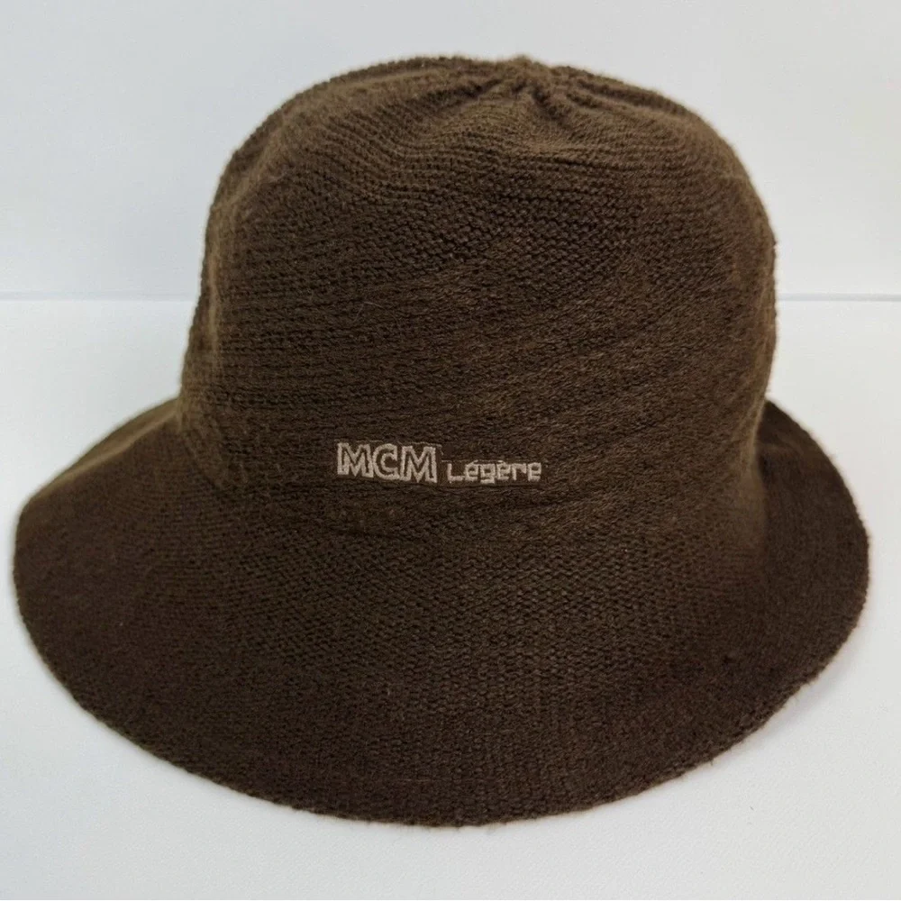 MCM Vintage MCM “Legere” Knit Bucket Hat – Rare Archive Piece